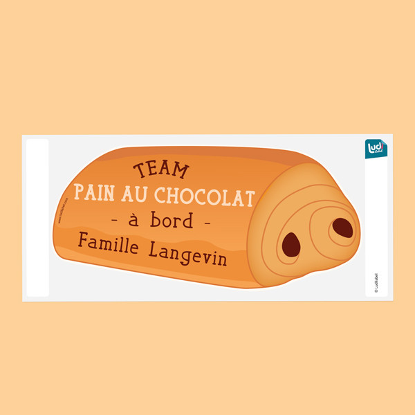 fr autocollant sticker bebe a bord pain au chocolat 01 1 1 1