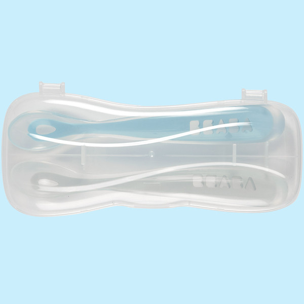 silicone spoon first age beaba windy blue 01 2 3