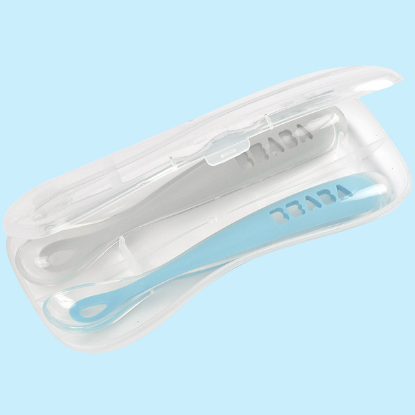 silicone spoon first age beaba windy blue 01 6 1