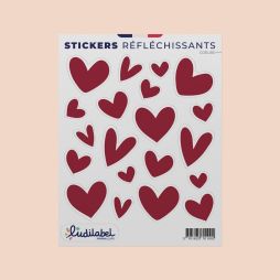 Étiquettes réfléchissantes - Coeurs-Étiquettes réfléchissantes 11,99 € Ludilabel Espace 1