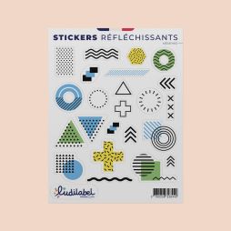 Étiquettes réfléchissantes - Memphis-Étiquettes réfléchissantes 11,99 € Ludilabel Motifs 1
