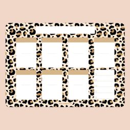 Planning Effaçable - Semaine - Motifs Léopard-Produits 18,99 € Ludilabel Motifs 1