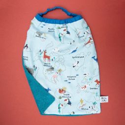 Serviette à élastique - Mappemonde-Serviettes 15,99 € Petits Pinpins Nature 1